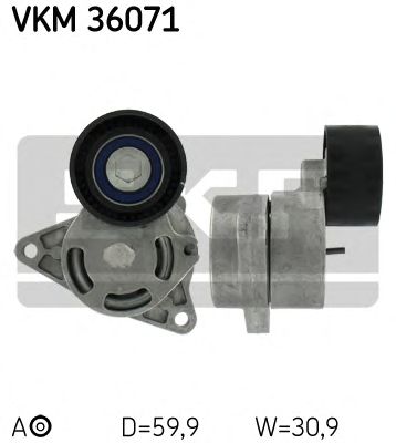 VKM 36071 SKF Натягувач поліклинового ременя1